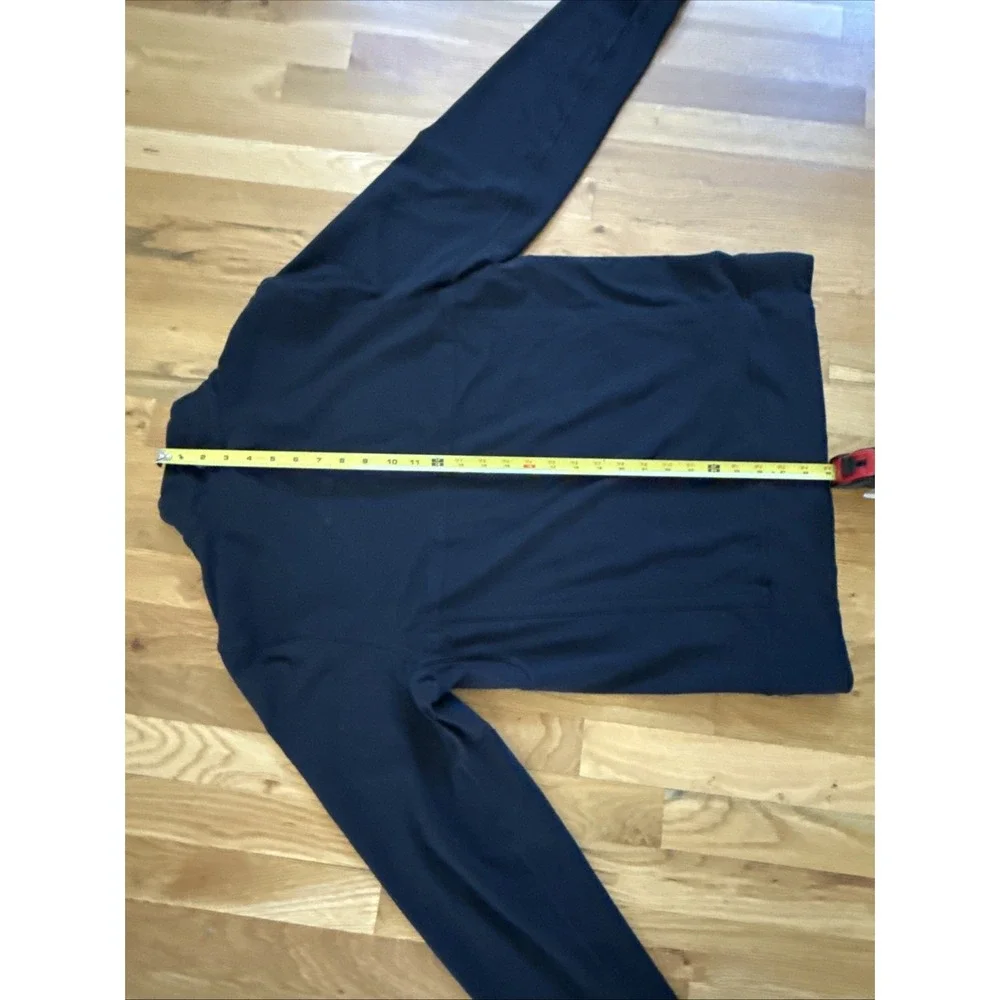 Lululemon Sojourn Black Jacket Mens size‎ Large Full Zip Warpstreme M4616S